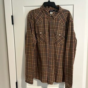 Patagonia casual button-down shirt.